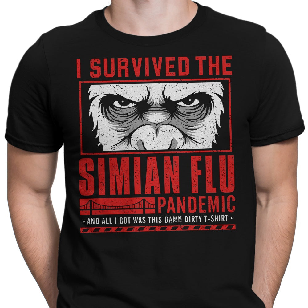 I Survived the Simian Flu Men's Apparel - Adult & Kids T-Shirts, Sweatshirts & Hoodies apparel design preview 2