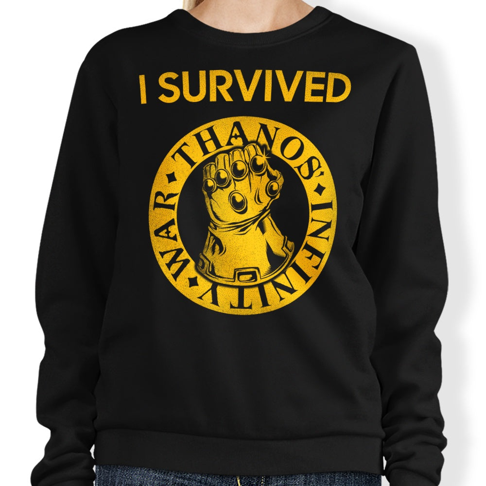 I Survived the Snap - Adult & Kids T-Shirts, Sweatshirts & Hoodies apparel design preview 1