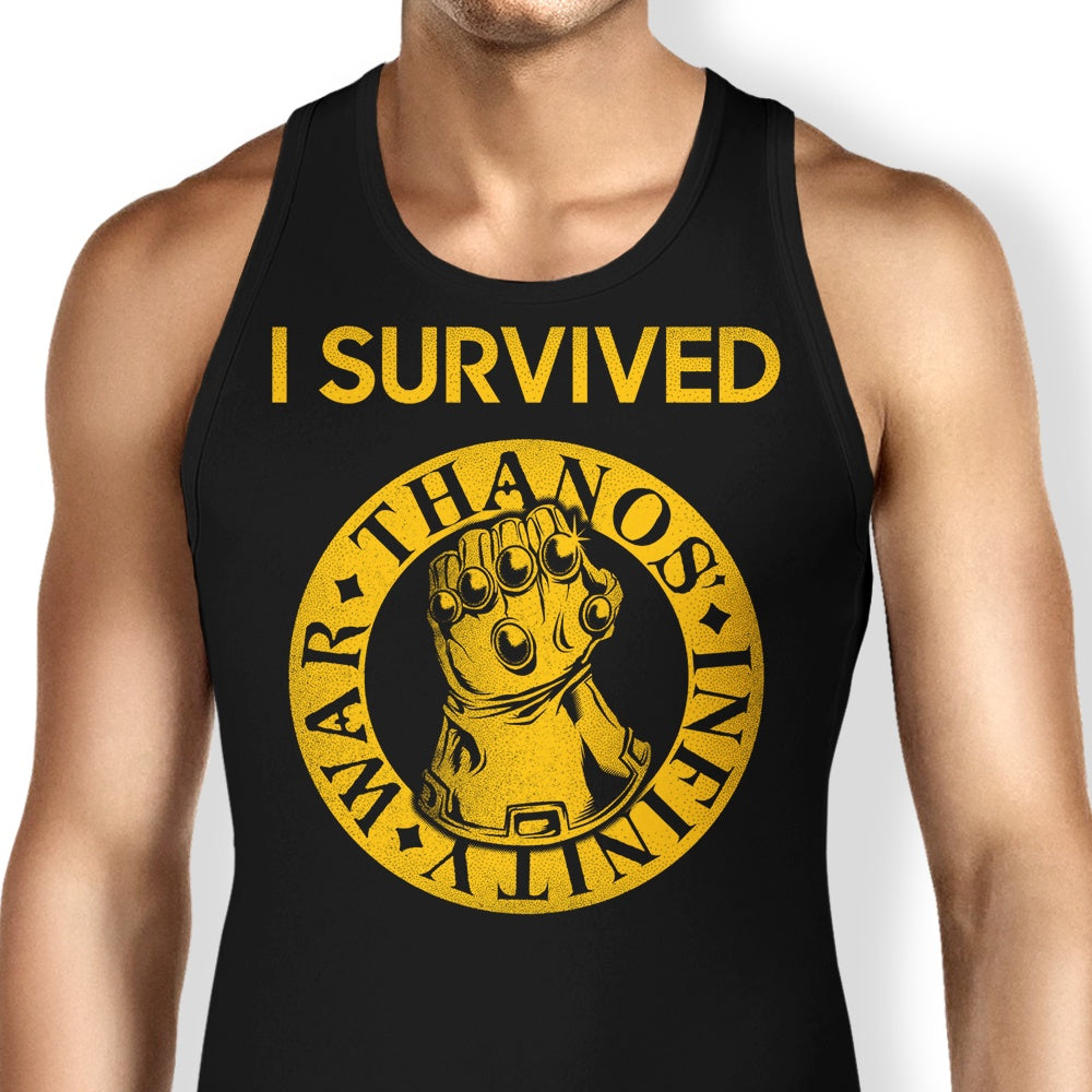 I Survived the Snap Tank Top - Adult & Kids T-Shirts, Sweatshirts & Hoodies apparel design preview 1