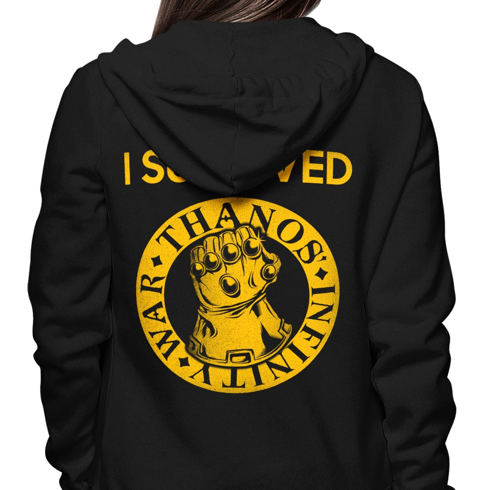 I Survived the Snap - Adult & Kids T-Shirts, Sweatshirts & Hoodies apparel design preview 1
