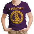 I Survived the Snap Youth Apparel - Adult & Kids T-Shirts, Sweatshirts & Hoodies apparel design preview 1