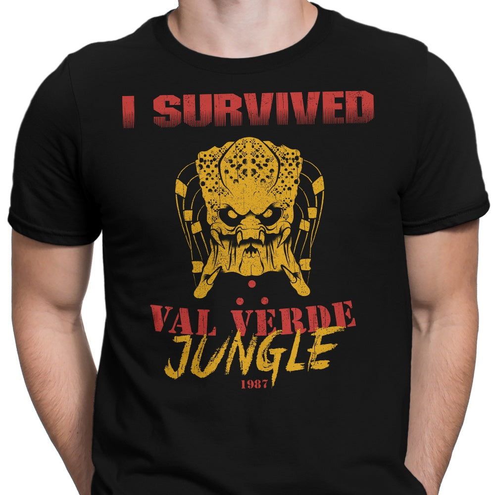 I Survived Val Verde Jungle Men's Apparel - Adult & Kids T-Shirts, Sweatshirts & Hoodies apparel design preview 2