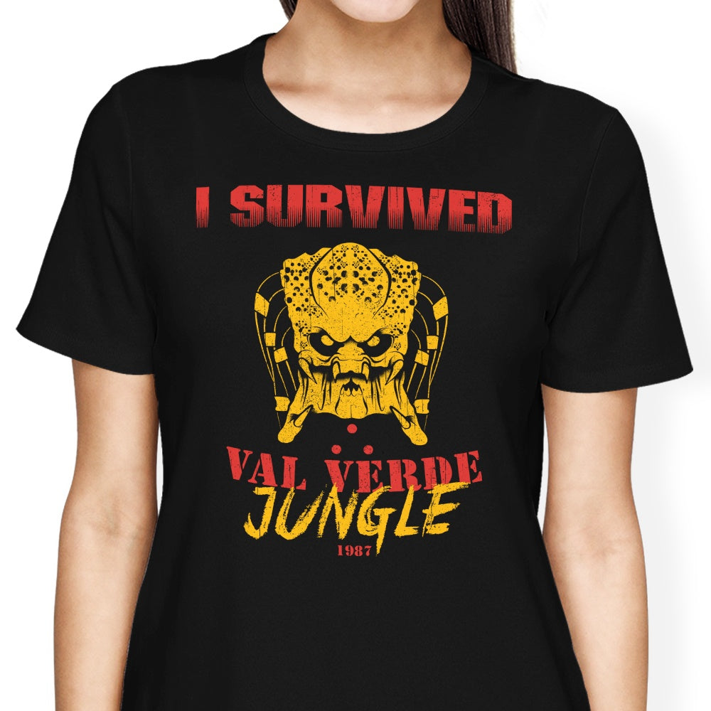 I Survived Val Verde Jungle Women's Apparel - Adult & Kids T-Shirts, Sweatshirts & Hoodies apparel design preview 2
