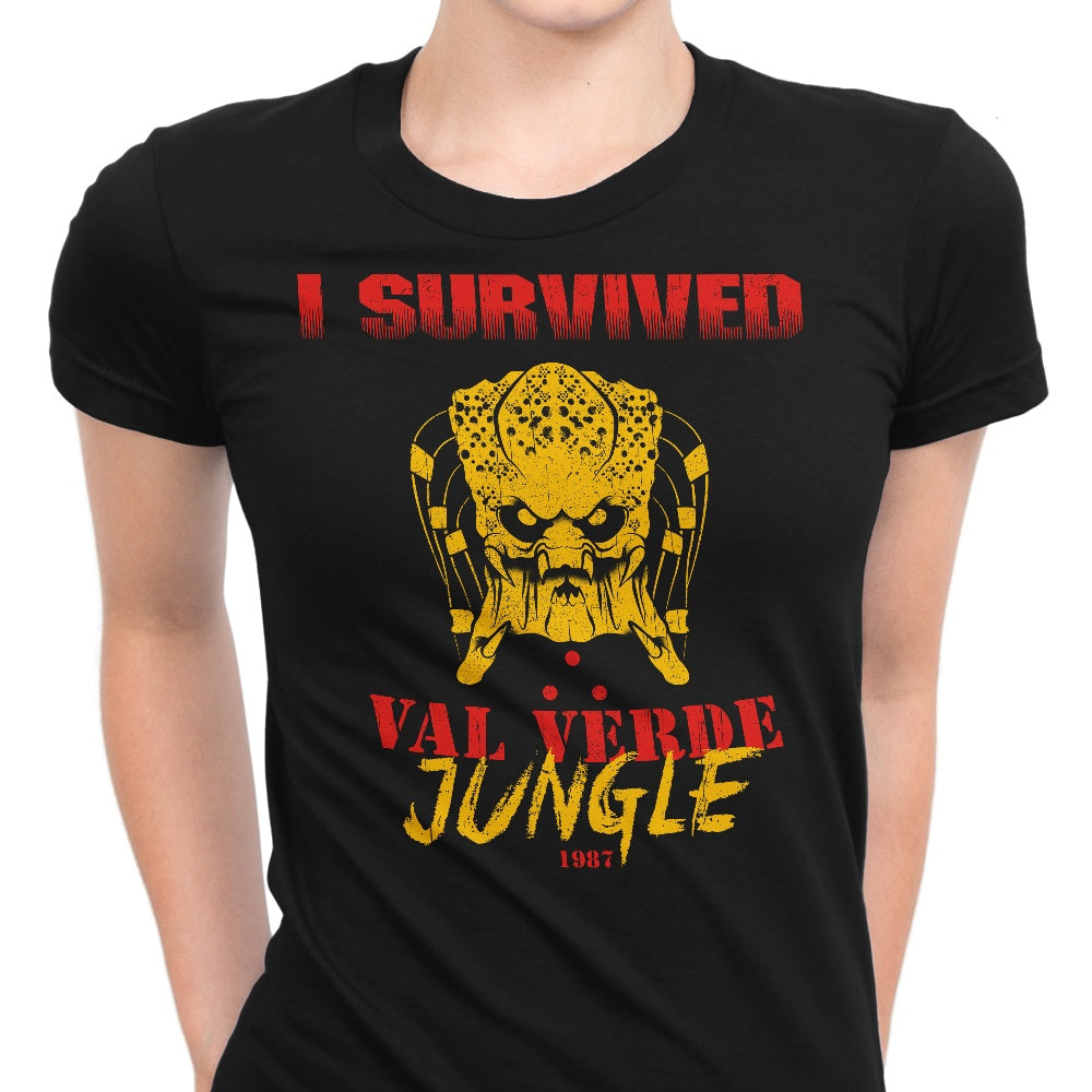 I Survived Val Verde Jungle Women's Apparel - Adult & Kids T-Shirts, Sweatshirts & Hoodies apparel design preview 1