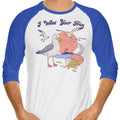 I Want Your Fries 3/4 Sleeve Raglan - Adult & Kids T-Shirts, Sweatshirts & Hoodies apparel design preview 1