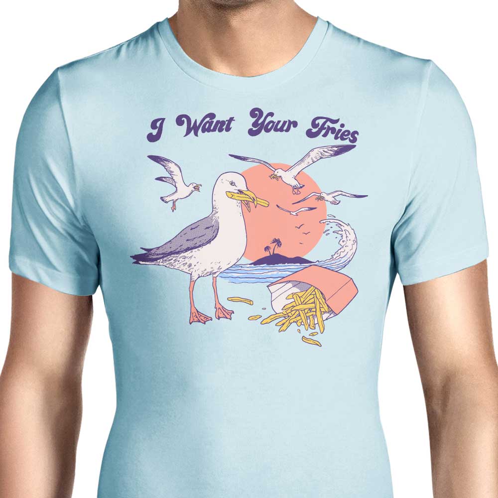 I Want Your Fries Men's Apparel - Adult & Kids T-Shirts, Sweatshirts & Hoodies apparel design preview 1