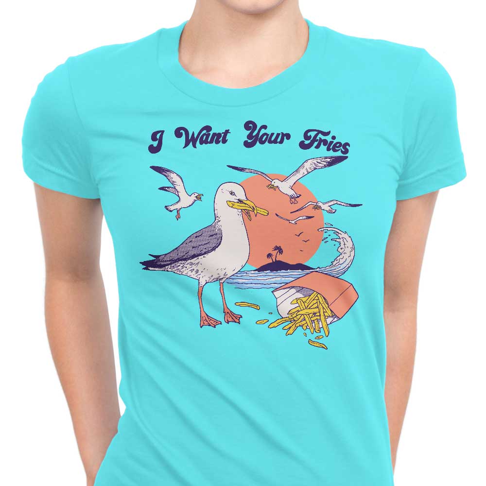 I Want Your Fries Women's Apparel - Adult & Kids T-Shirts, Sweatshirts & Hoodies apparel design preview 1