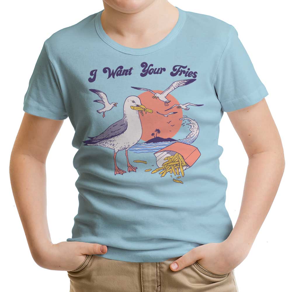 I Want Your Fries Youth Apparel - Adult & Kids T-Shirts, Sweatshirts & Hoodies apparel design preview 1