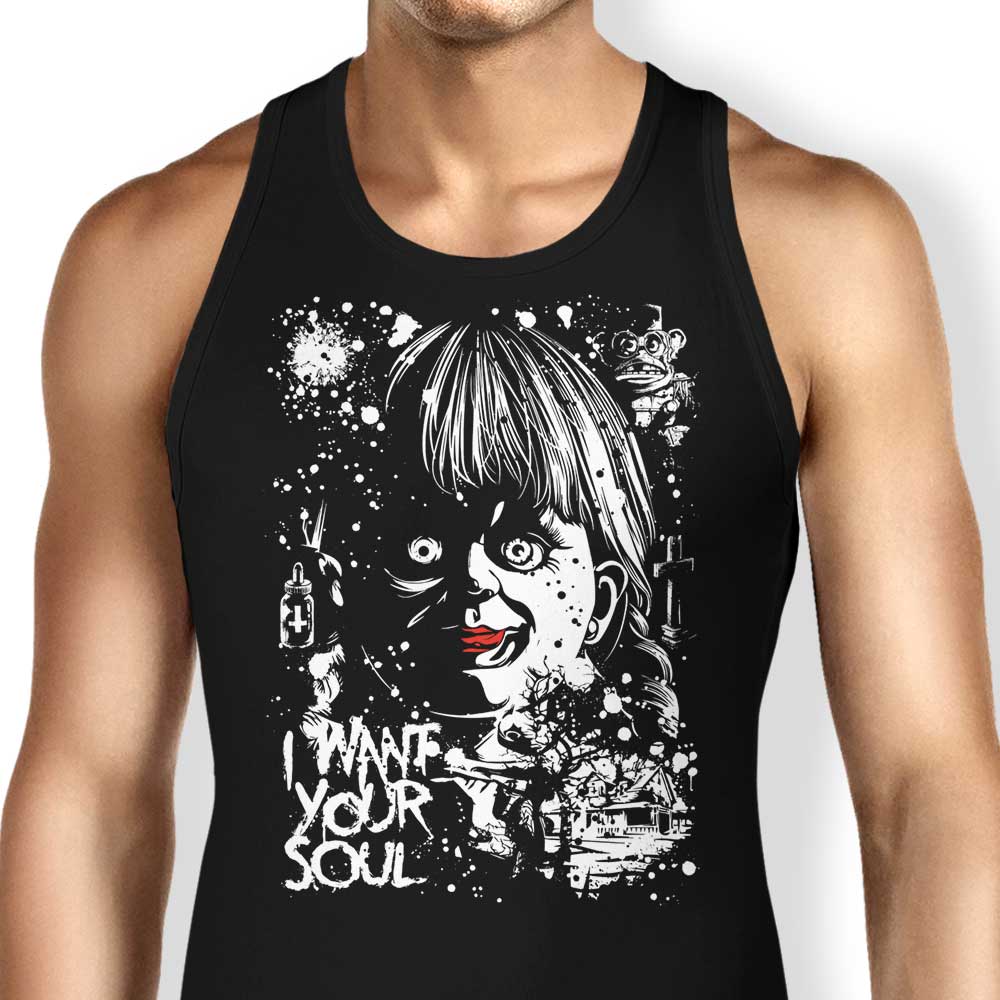 I Want Your Soul Tank Top - Adult & Kids T-Shirts, Sweatshirts & Hoodies apparel design preview 1