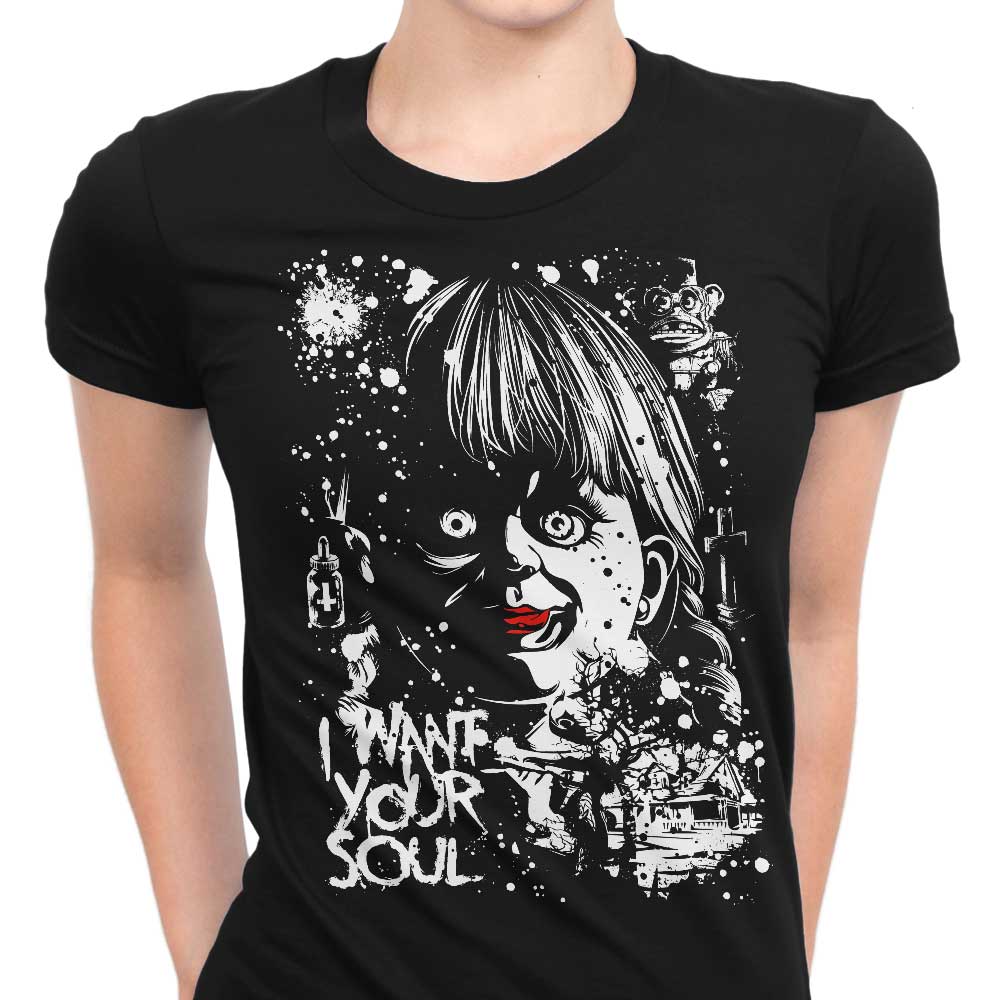 I Want Your Soul Women's Apparel - Adult & Kids T-Shirts, Sweatshirts & Hoodies apparel design preview 1