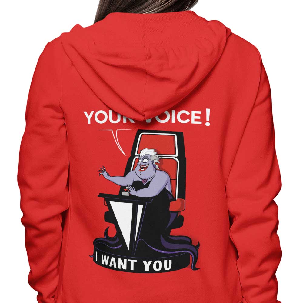I Want Your Voice - Adult & Kids T-Shirts, Sweatshirts & Hoodies apparel design preview 1
