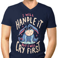I Will Handle It Men's V-Neck - Adult & Kids T-Shirts, Sweatshirts & Hoodies apparel design preview 1