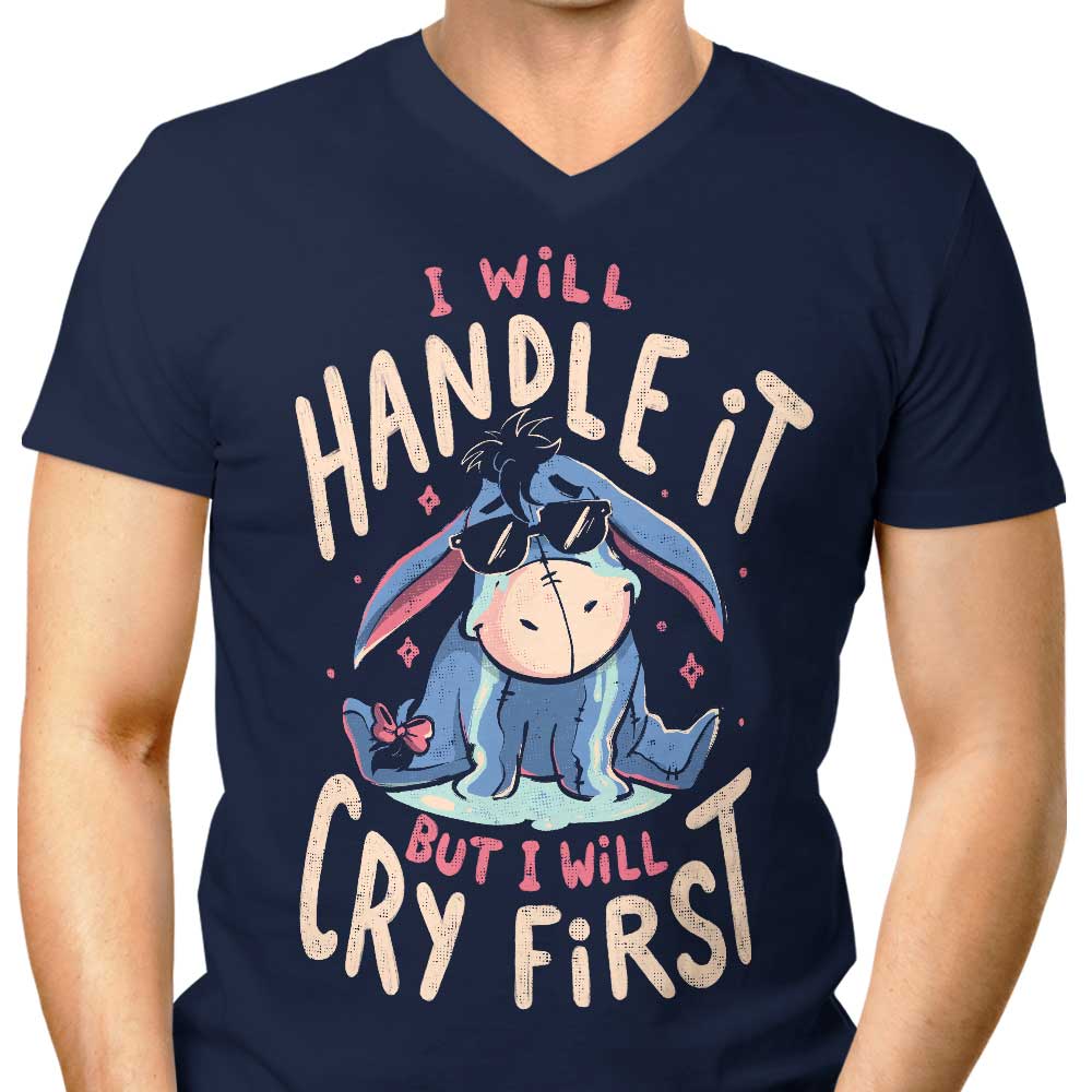 I Will Handle It Men's V-Neck - Adult & Kids T-Shirts, Sweatshirts & Hoodies apparel design preview 1