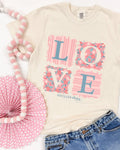 Southernology Love Patchwork Comfort Colors - Adult & Kids T-Shirts, Sweatshirts & Hoodies apparel design preview 1