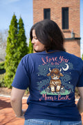 Southernology Love You Moon Back Cow Comfort Colors - Adult & Kids T-Shirts, Sweatshirts & Hoodies apparel design preview 1