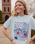 Southernology USA Icons Comfort Colors - Adult & Kids T-Shirts, Sweatshirts & Hoodies apparel design preview 1