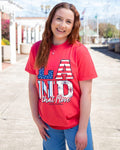 Southernology Land That I Love USA Comfort Colors - Adult & Kids T-Shirts, Sweatshirts & Hoodies apparel design preview 1