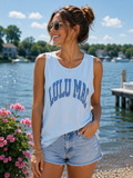 Girlie Girl Lulu Mac Stripe Comfort Colors Tank Top - Adult & Kids T-Shirts, Sweatshirts & Hoodies apparel design preview 1
