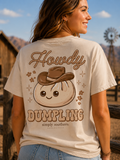 Simply Southern Squish Howdy Dumpling Clay - Adult & Kids T-Shirts, Sweatshirts & Hoodies apparel design preview 1