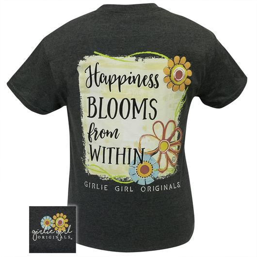 Girlie Girl Originals Preppy Happiness Blooms From - Adult & Kids T-Shirts, Sweatshirts & Hoodies apparel design preview 1