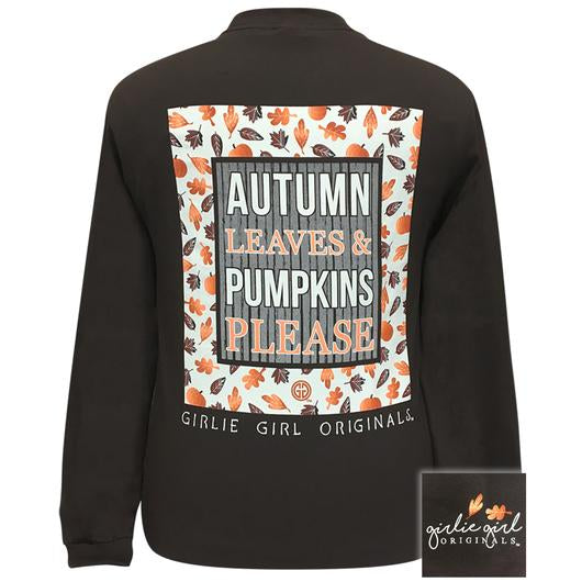 SALE Girlie Girl Originals Autumn Leaves Pumpkin - Adult & Kids T-Shirts, Sweatshirts & Hoodies apparel design preview 1