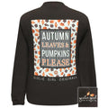 SALE Girlie Girl Originals Autumn Leaves Pumpkin - Adult & Kids T-Shirts, Sweatshirts & Hoodies apparel design preview 1