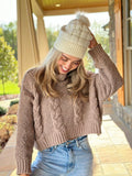 Simply Southern 0224 Preppy Solid Puff Beanie Hat - Adult & Kids T-Shirts, Sweatshirts & Hoodies apparel design preview 1
