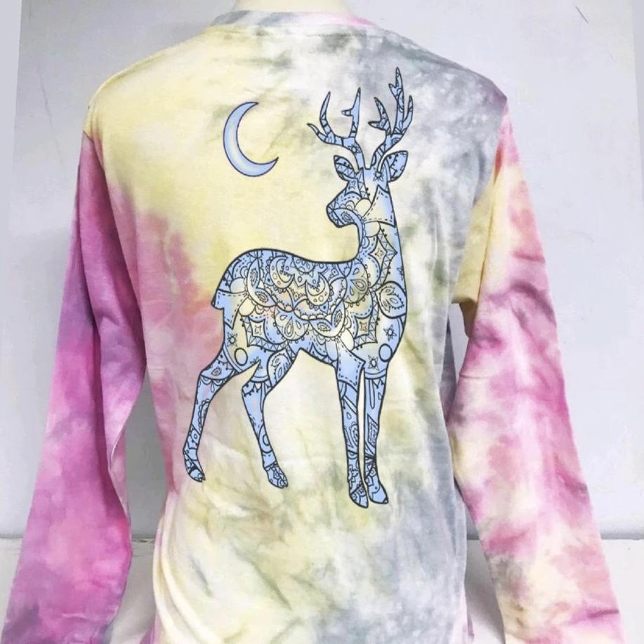 Southern Attitude Tortuga Moon Mandala Dream Deer - Adult & Kids T-Shirts, Sweatshirts & Hoodies apparel design preview 2