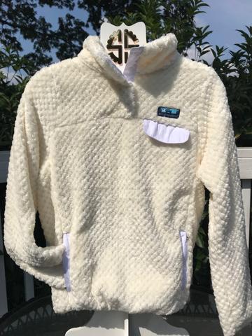 Simply Southern Preppy Soft Sherpa Cream Jacket - Adult & Kids T-Shirts, Sweatshirts & Hoodies apparel design preview 2
