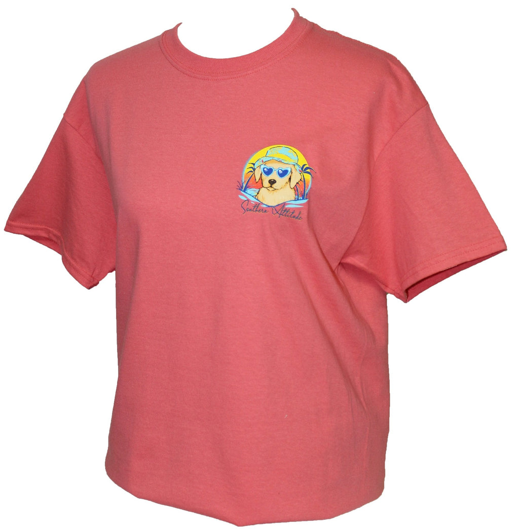 Southern Attitude Coral Beaches Be Salty - Adult & Kids T-Shirts, Sweatshirts & Hoodies apparel design preview 2