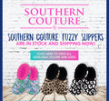 Southern Couture Super Soft Fuzzy Slippers With Grips - Adult & Kids T-Shirts, Sweatshirts & Hoodies apparel design preview 1