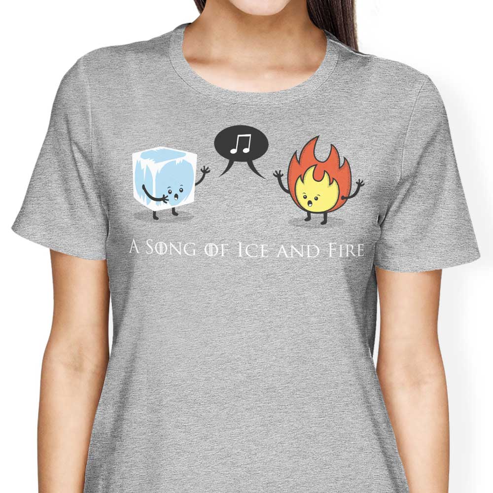 Ice and Fire Duet Women's Apparel - Adult & Kids T-Shirts, Sweatshirts & Hoodies apparel design preview 2