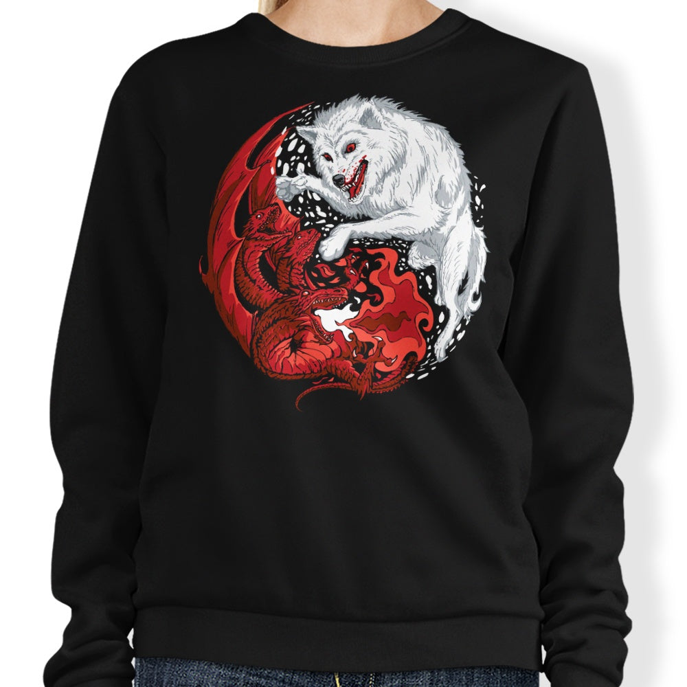 Ice and Fire - Adult & Kids T-Shirts, Sweatshirts & Hoodies apparel design preview 1