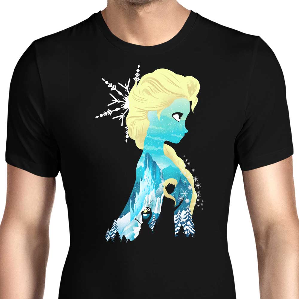 Ice Princess Silhouette Men's Apparel - Adult & Kids T-Shirts, Sweatshirts & Hoodies apparel design preview 1