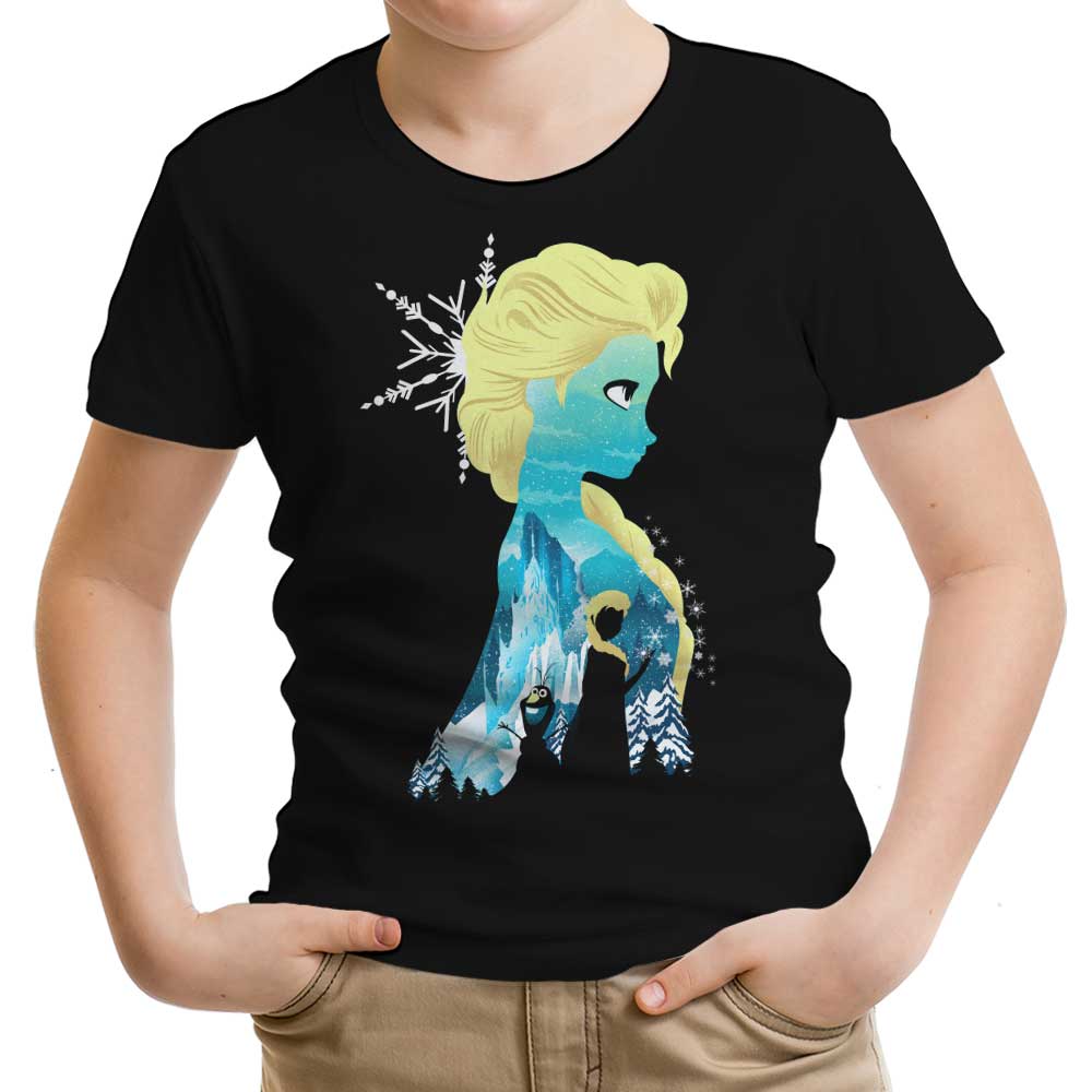 Ice Princess Silhouette Youth Apparel - Adult & Kids T-Shirts, Sweatshirts & Hoodies apparel design preview 1