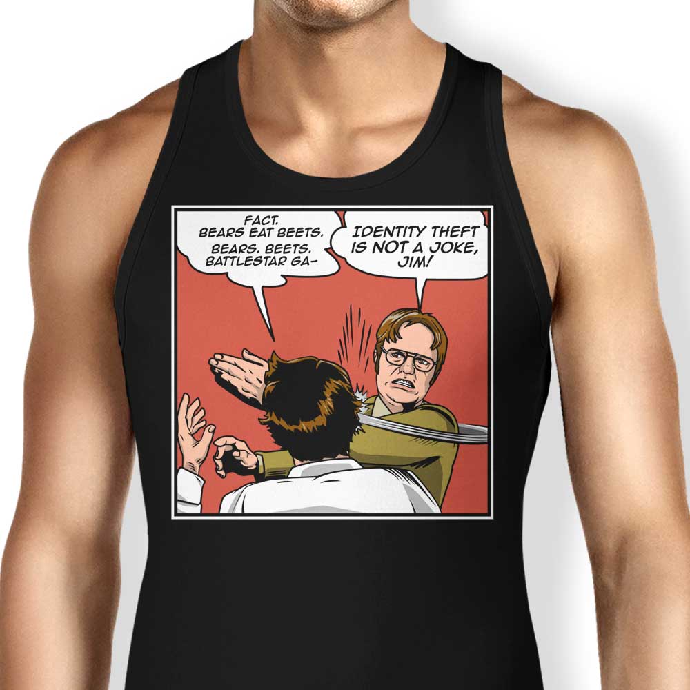 Identity Slap Tank Top - Adult & Kids T-Shirts, Sweatshirts & Hoodies apparel design preview 1