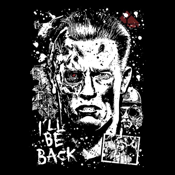 I'll Be Back Men's Apparel - Adult & Kids T-Shirts, Sweatshirts & Hoodies apparel design preview 2