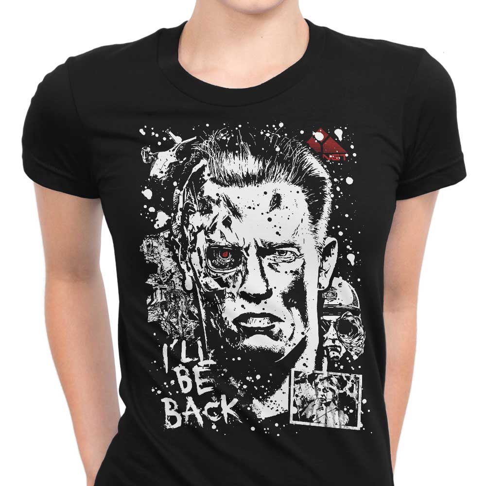 I'll Be Back Women's Apparel - Adult & Kids T-Shirts, Sweatshirts & Hoodies apparel design preview 1