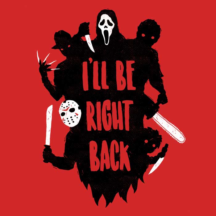 I'll Be Right Back Youth Apparel - Adult & Kids T-Shirts, Sweatshirts & Hoodies apparel design preview 2
