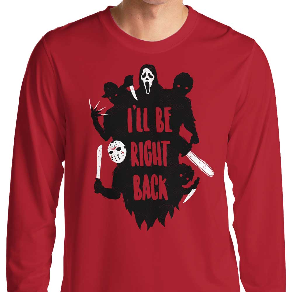 I'll Be Right Back - Adult & Kids T-Shirts, Sweatshirts & Hoodies apparel design preview 1