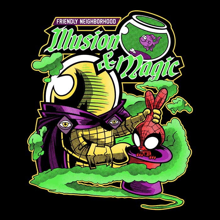 Illusion and Magic Coasters - Adult & Kids T-Shirts, Sweatshirts & Hoodies apparel design preview 1