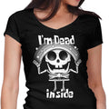 I'm Dead Inside Women's V-Neck - Adult & Kids T-Shirts, Sweatshirts & Hoodies apparel design preview 1