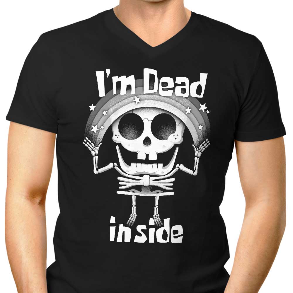 I'm Dead Inside Men's V-Neck - Adult & Kids T-Shirts, Sweatshirts & Hoodies apparel design preview 1