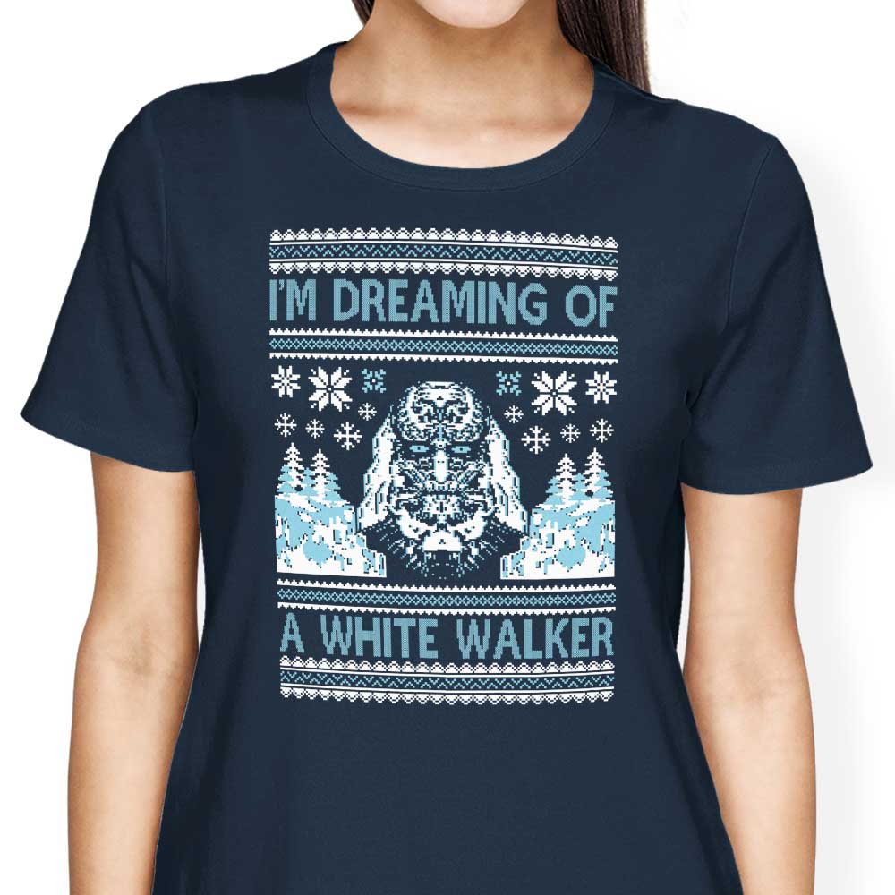 I'm Dreaming of a White Walker Women's Apparel - Adult & Kids T-Shirts, Sweatshirts & Hoodies apparel design preview 2