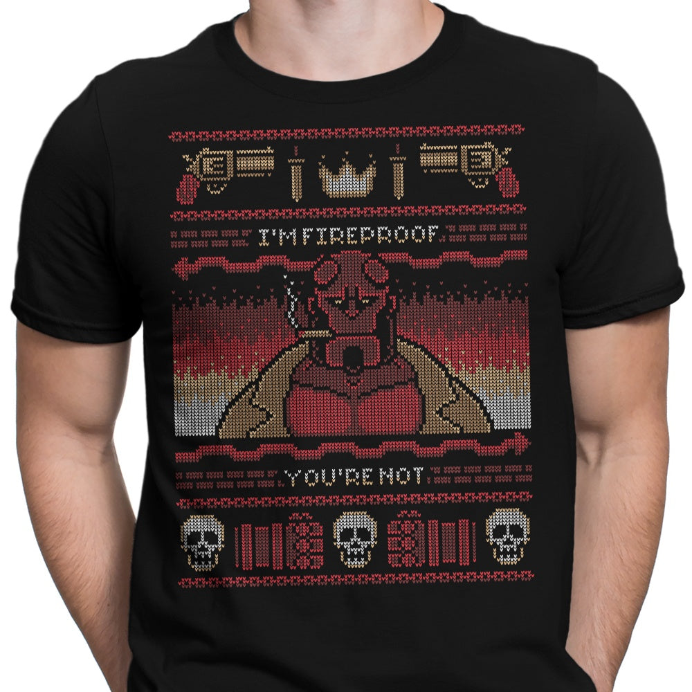 I'm Fireproof Men's Apparel - Adult & Kids T-Shirts, Sweatshirts & Hoodies apparel design preview 2
