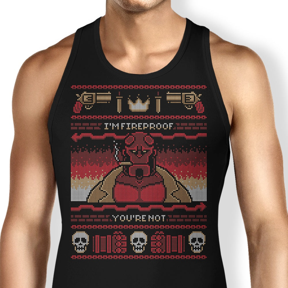 I'm Fireproof Tank Top - Adult & Kids T-Shirts, Sweatshirts & Hoodies apparel design preview 1
