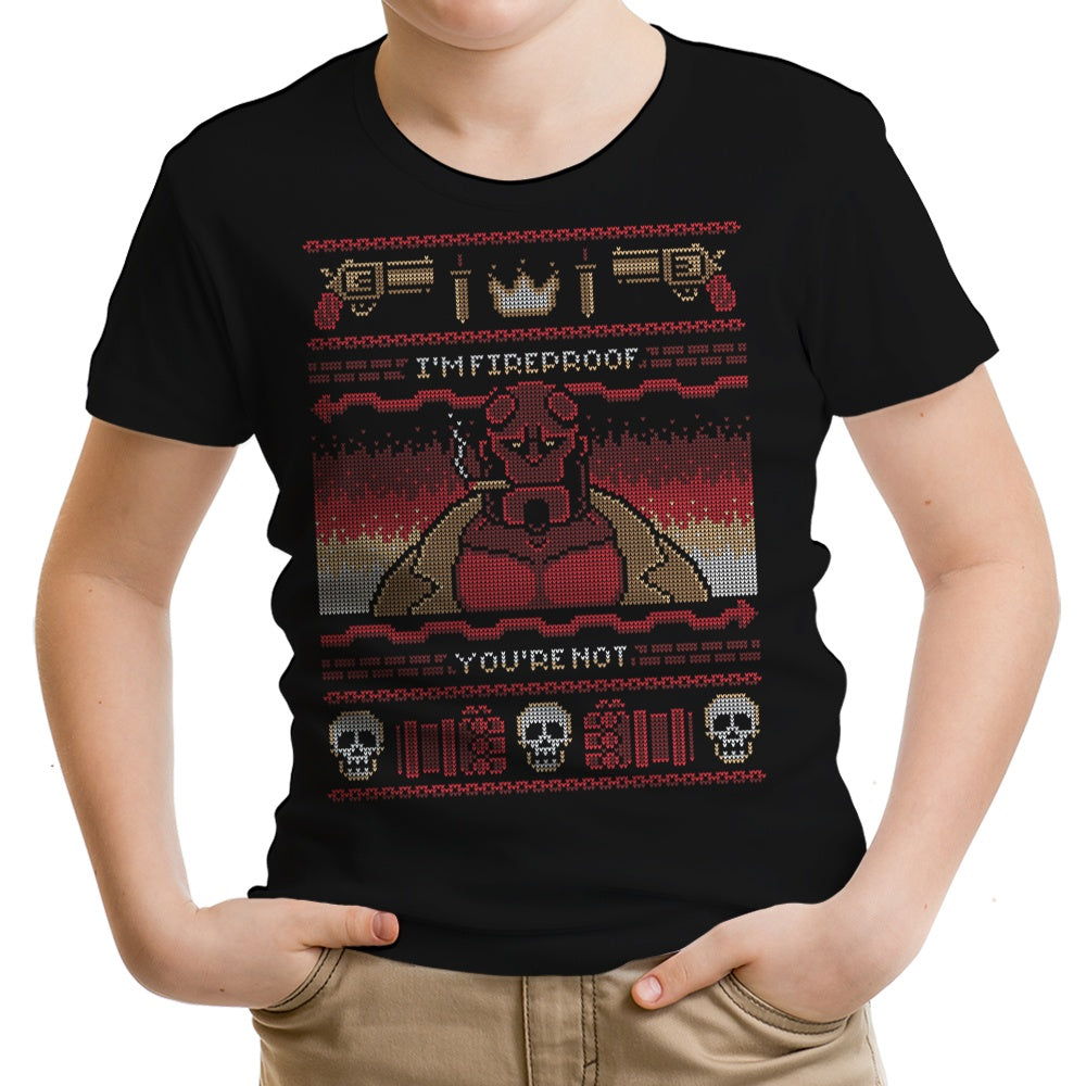 I'm Fireproof Youth Apparel - Adult & Kids T-Shirts, Sweatshirts & Hoodies apparel design preview 1