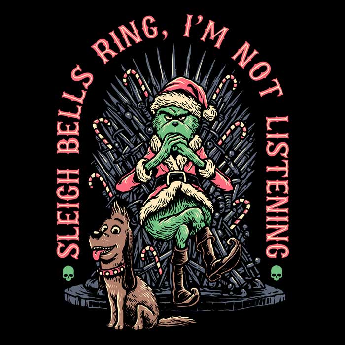 I'm Not Listening Men's Apparel - Adult & Kids T-Shirts, Sweatshirts & Hoodies apparel design preview 2