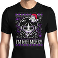 I'm Not Merry Men's Apparel - Adult & Kids T-Shirts, Sweatshirts & Hoodies apparel design preview 1