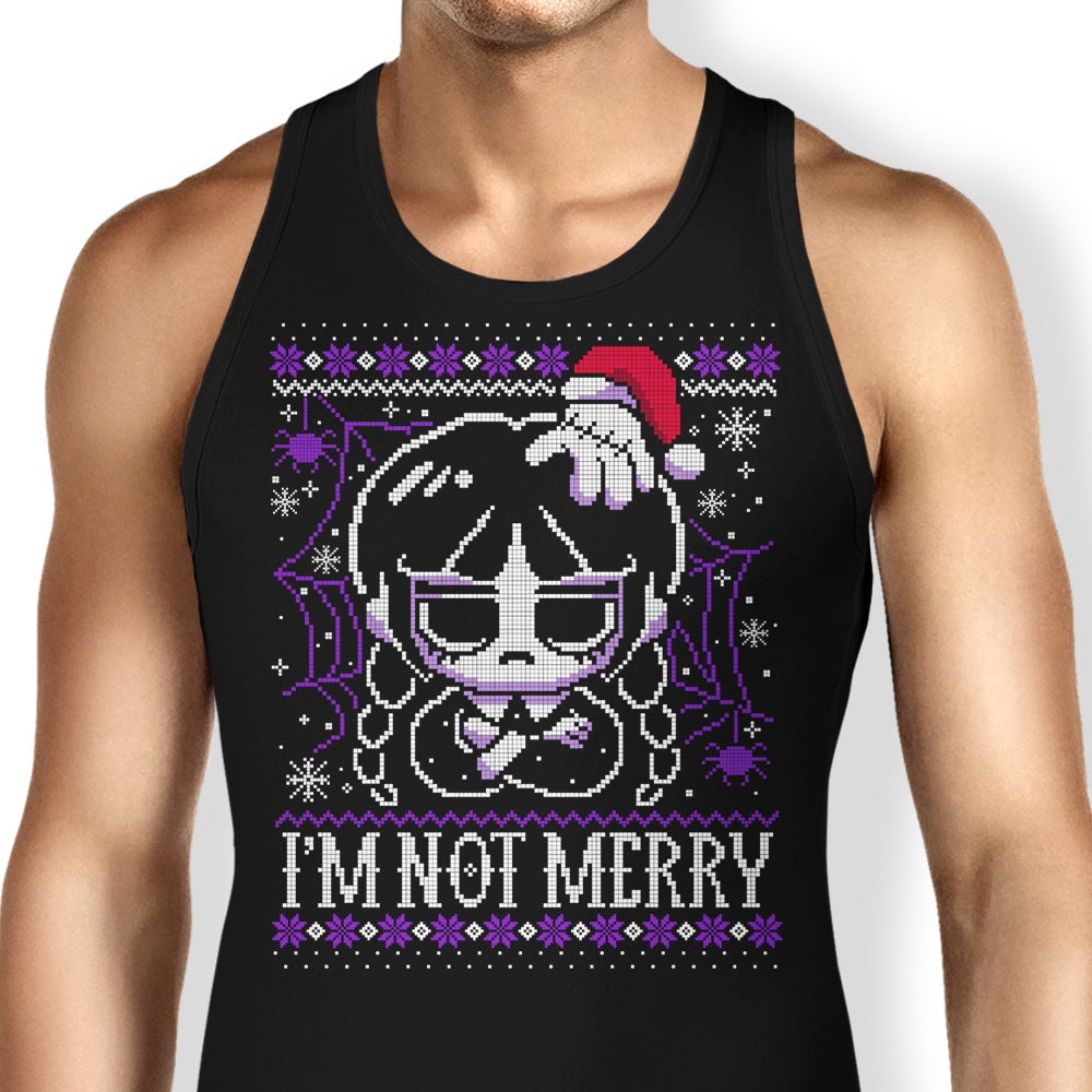 I'm Not Merry Tank Top - Adult & Kids T-Shirts, Sweatshirts & Hoodies apparel design preview 1